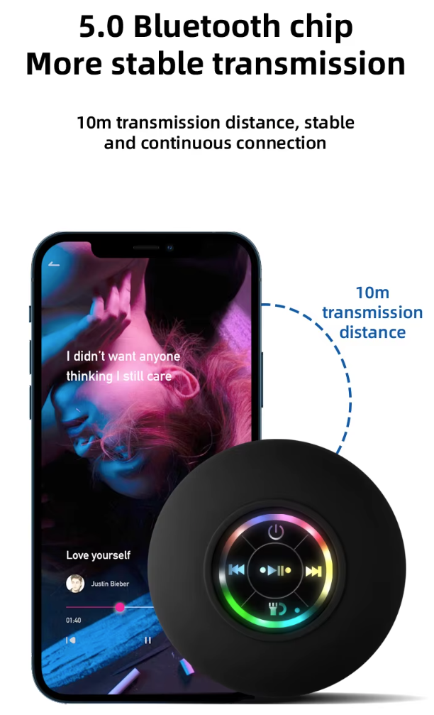 CosmoTunes Bluetooth Shower Speakers